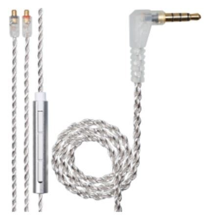 iOS Cable with IPX connector 48" silver