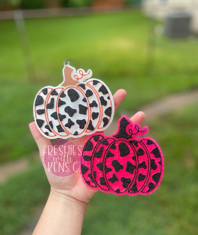 Cowprint Pumpkin
