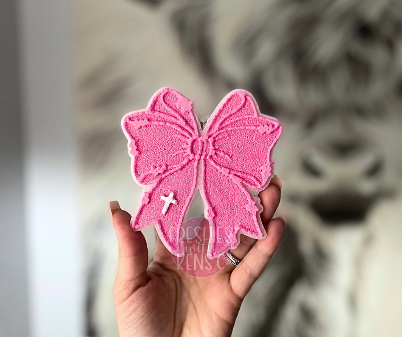 Coquette Bow With Cross