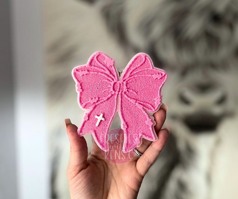 Coquette Bow With Cross