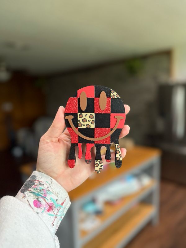 Checkered Smiley - Naked Cowboy