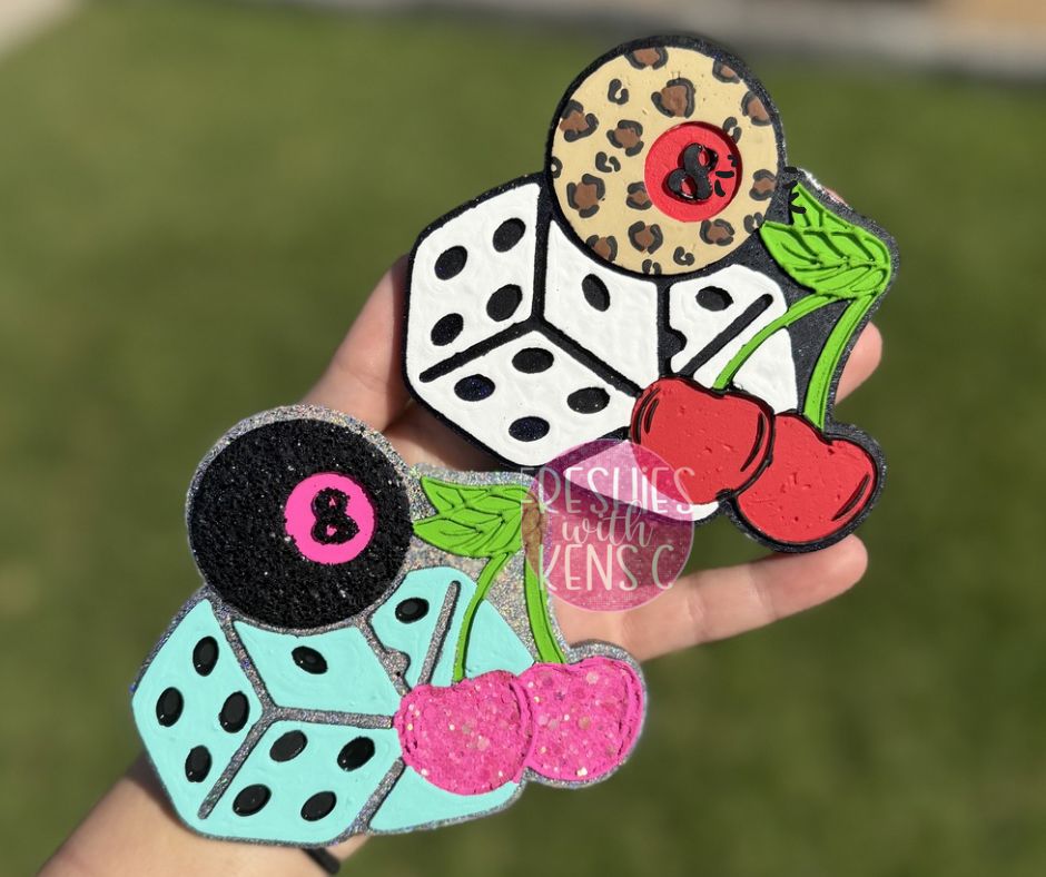 8 Ball Dice &amp; Cherry