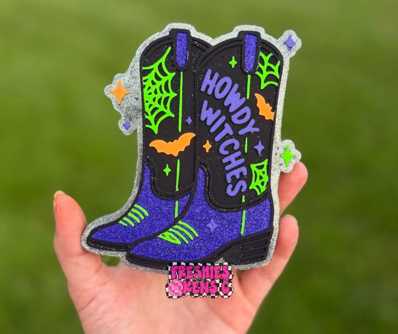 Howdy Witches Boots
