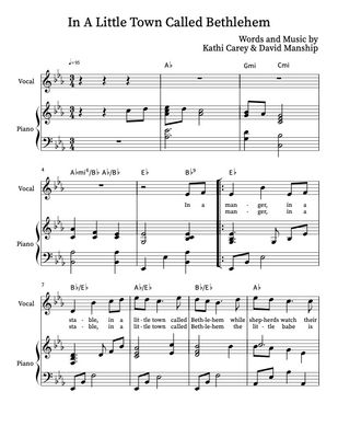 In a Little Town Called Bethlehem Sheet Music