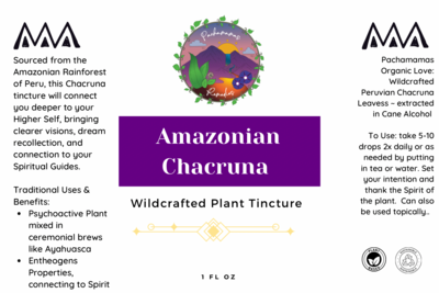 Chacruna- Amazonian Tincture