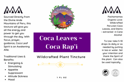 Coca Leaf Tincture