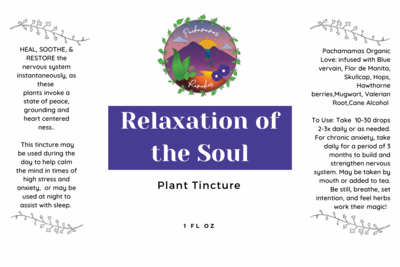 Relaxation of the Soul Tincture