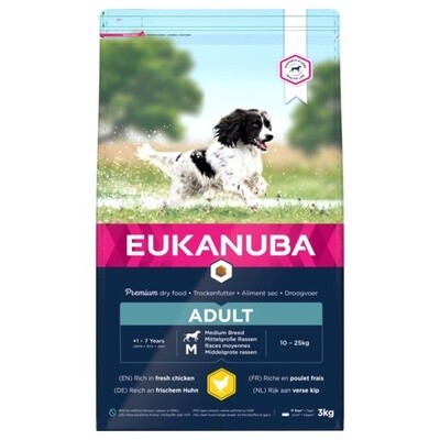 Eukanuba Active Adult Medium Breed Kip 3 kg