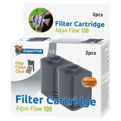 Superfish Filtercassette Aqua-Flow 100 - 2 stuks