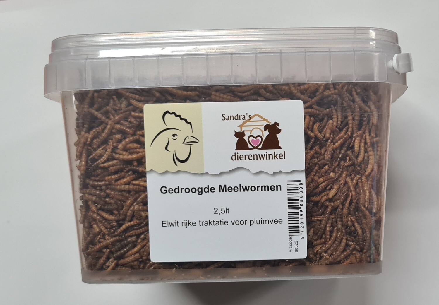 Meelwormen In Emmer 2.5L