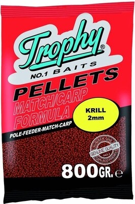 Trophy Bait Pellets krill 2mm 800gr