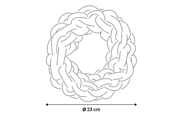 Tofla Ring Touw Blauw &amp; Geel (drijvend)