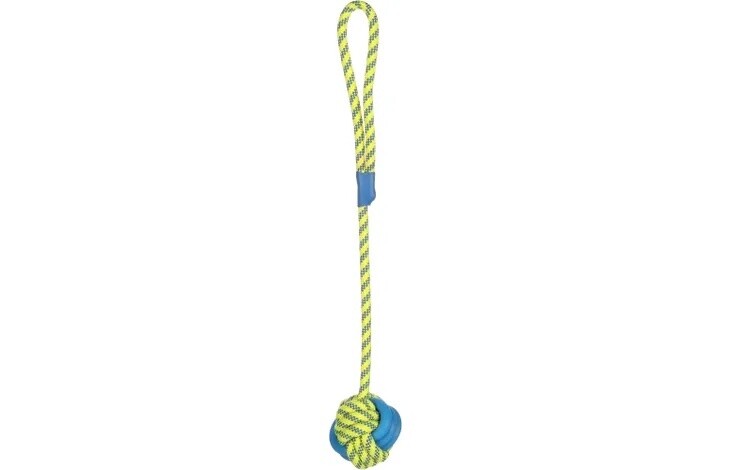 Tofla Knoopbal Trektouw Blauw &amp; Geel (drijvend)