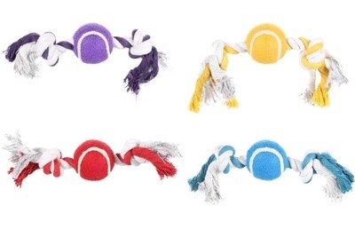 Touw met Bal - Assorti - 30 x 6.5 x 6.5 cm