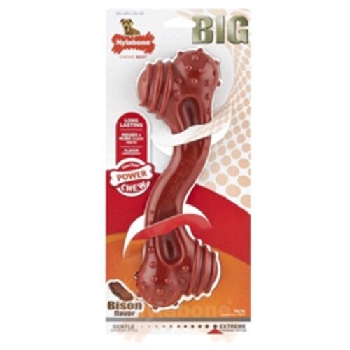 Durachew Curve Bone 1 stuks Bruin Bizon XXL 25x8x6 cm