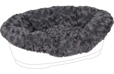 Overtrek voor mand Somnus Cuddly Grijs