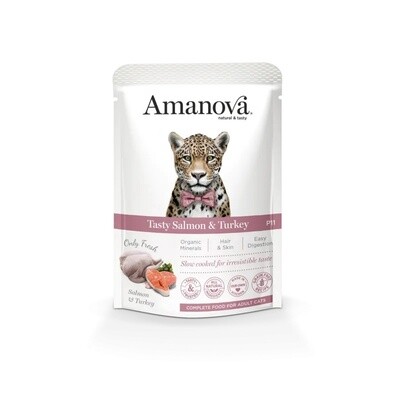 Amanova Tasty Salmon &amp; Turkey 85gr