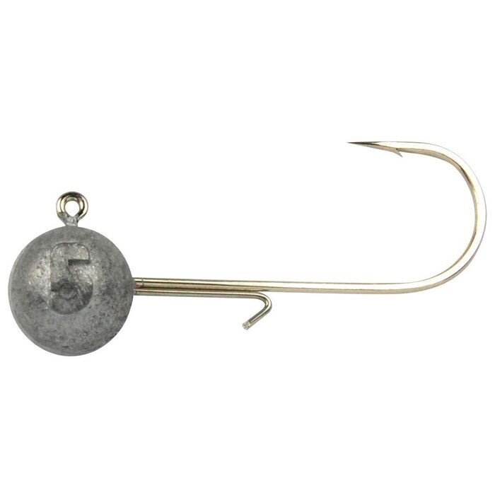 Jighead round 5 gr  hook 1/0 3 stuks
