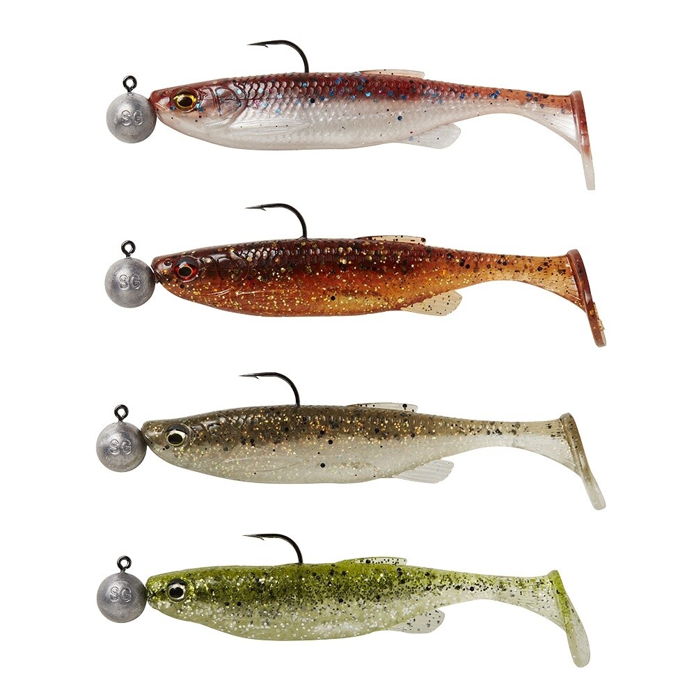 Savage gear fat minnow t-tail  RTF 7.5cm 5gr sinking clearwater mix