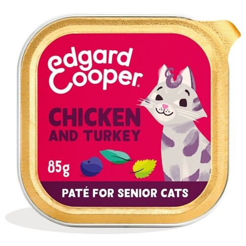 Edgard &amp; Cooper  Senior Paté  Kip Kalkoen 85 gr