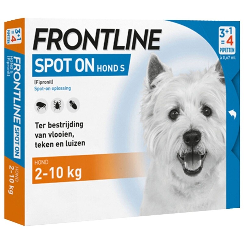 Frontline Spot On 1 Small Hond Small  4 pip