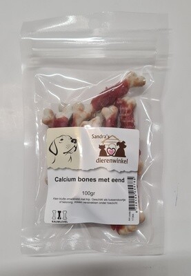 Calcium bones met eend 100gr