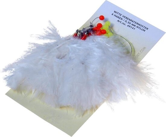 Albatros Witte Verenpaternoster - Maat 1/0 - 115 cm