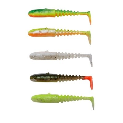 Gobster shad 9cm 9gr donker water mix 5st
