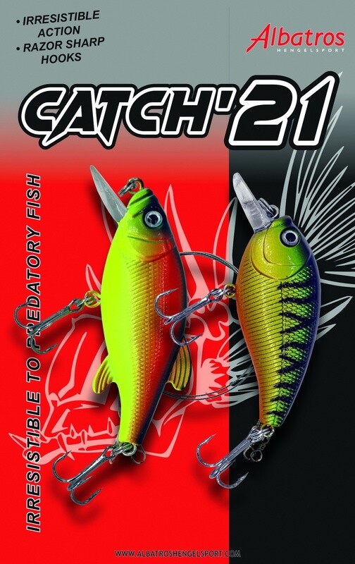 Albatros catch 21 Strike kit 2 stuks á 7cm