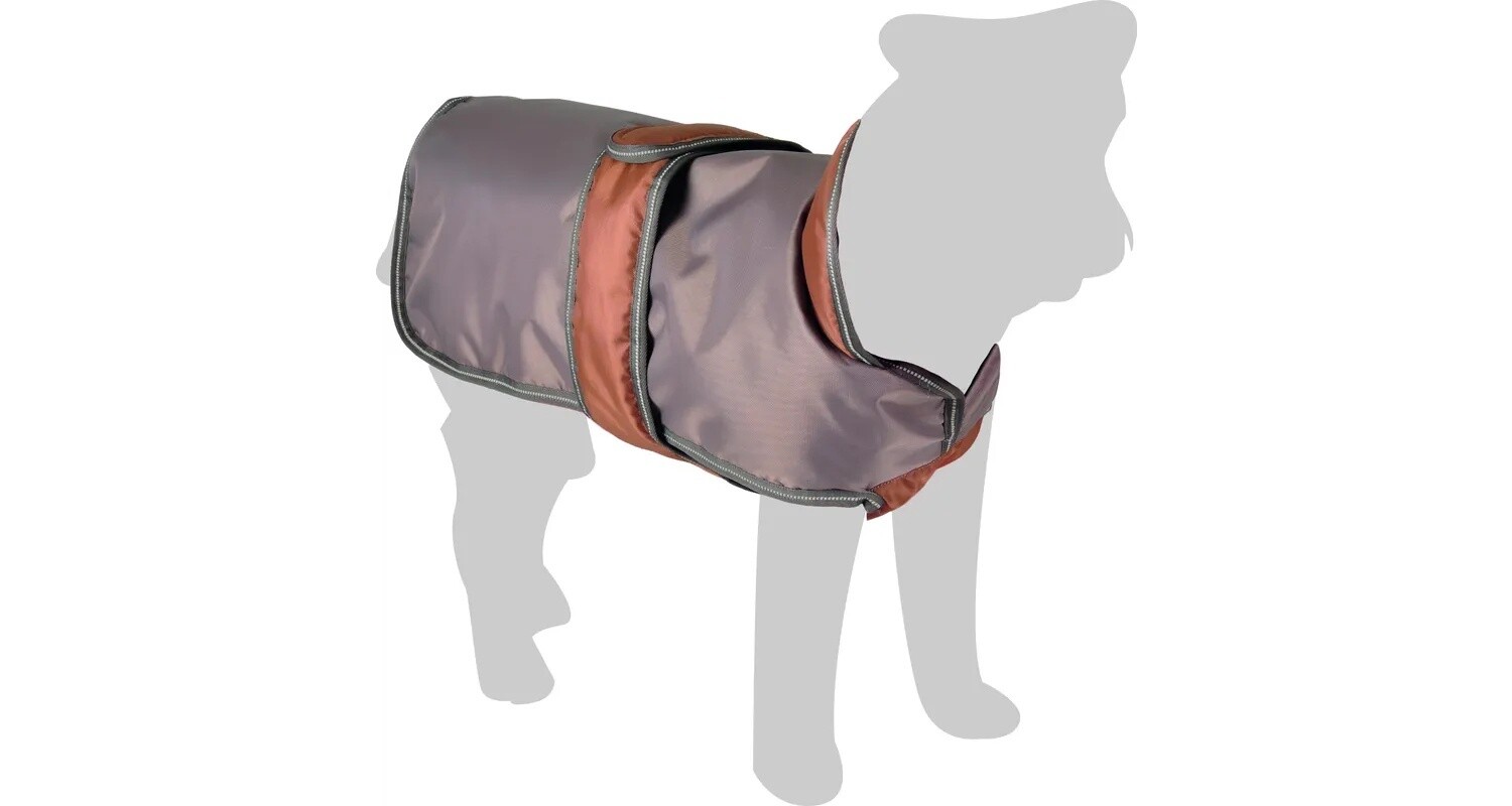 Winterjas Dakota Grijs A:40cm B:36cm C:66-70cm