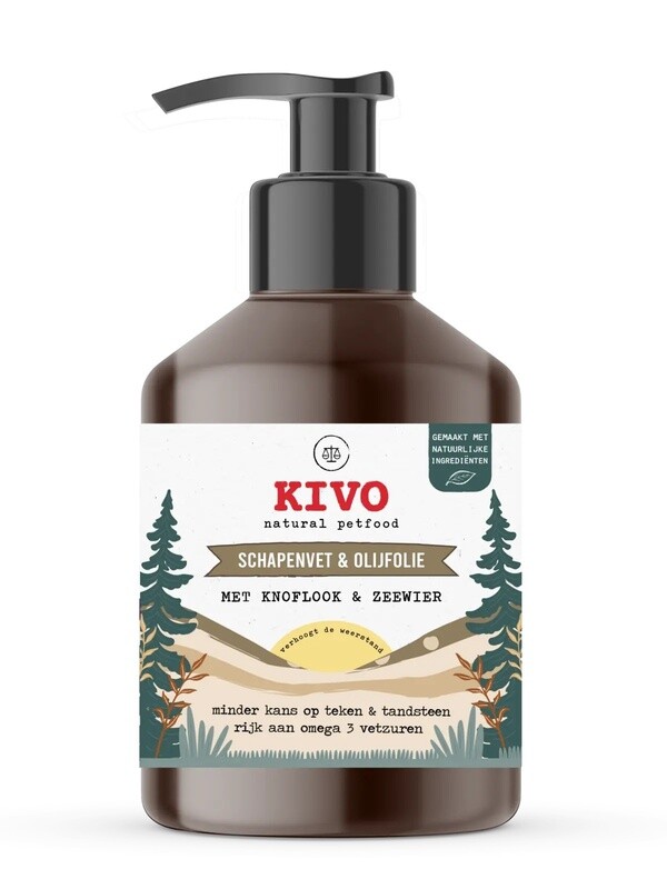 SCHAPENVET, KNOFLOOK &amp; ZEEWIER dé natuurlijke oplossing tegen teken. 500ML
