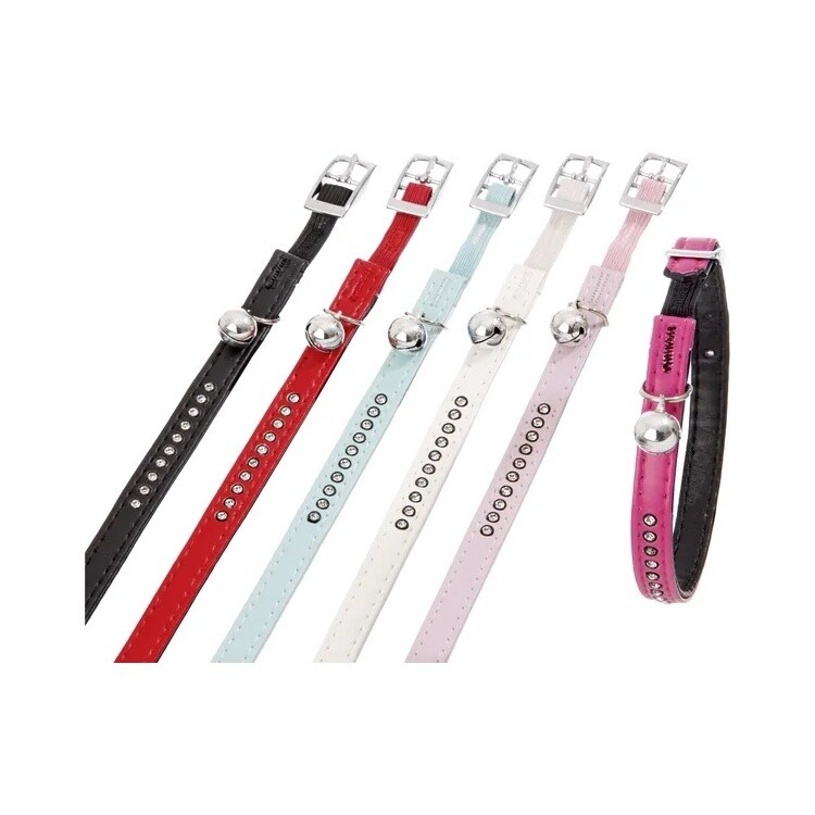 Halsband Gevoerd Monte Carlo Lichtroze &amp; Wit