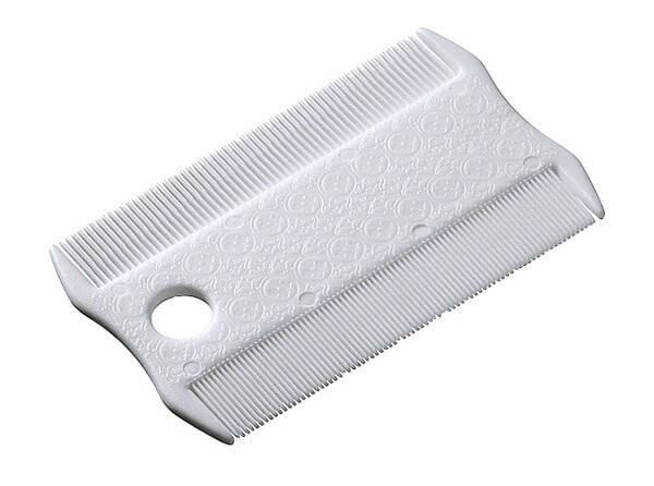 Ferplast Vlooienkam Plastic 8.5x5.2x0.3 cm Wit