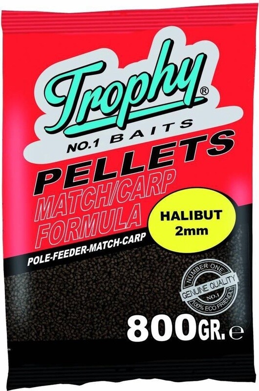 Trophy Bait Pellets Halibut  2mm 800gr