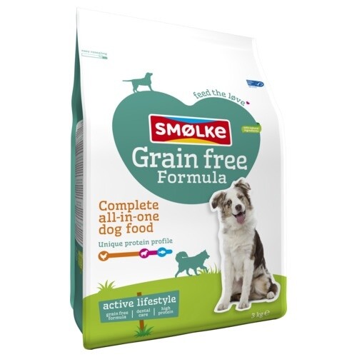 Smolke Adult Grain Free Formula Kip&amp;Lam&amp;Vis 3 kg Graanvrij