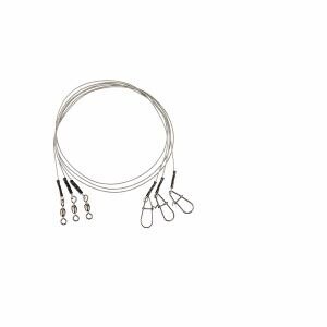 Savage gear Carbon 49 Trace zilver, roofvis onderlijn 0.60mm 40cm