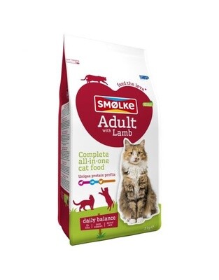 Smolke Cat Adult Complete All-In-One Lam & Kip & Vis 2kg