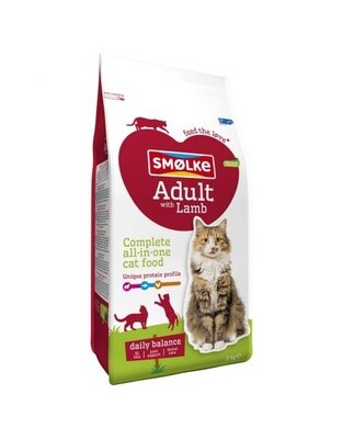 Smolke Cat Adult Complete All-In-One Lam &amp; Kip &amp; Vis 2kg