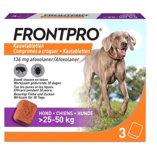 Frontpro Hond - Anti vlooien en tekenmiddel - &gt;25-50 Kg Xlarge