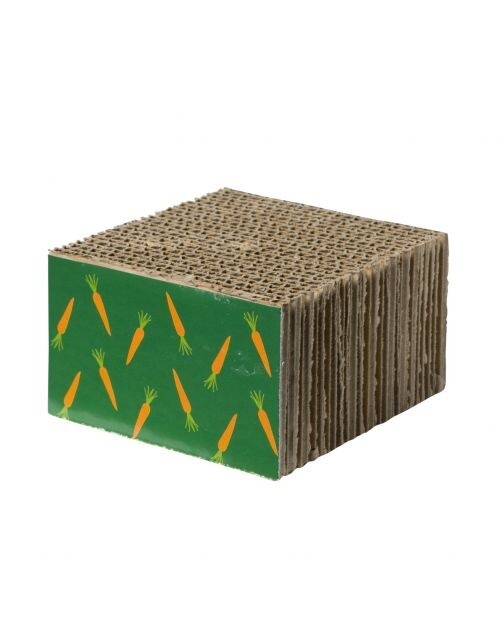 Adori Knaagspeelblok Karton  10x10x6 cm