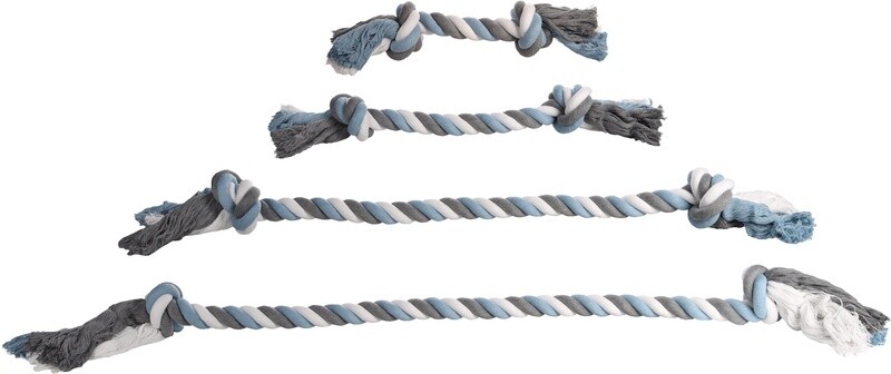 Jim Touw met 2 knopen Blauw 45cm