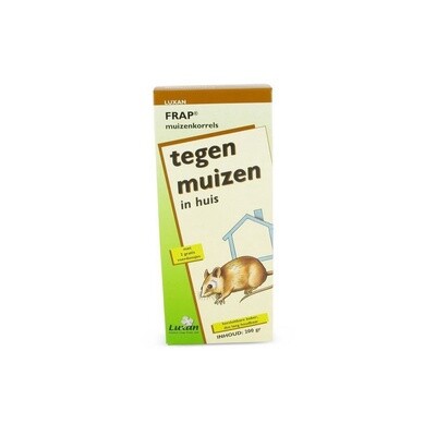 Luxan frap muizenkorrels gif met voederdoosje 50gr