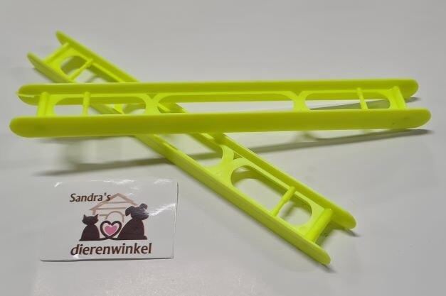 plastic rekje 20 cm / leeg visdraad tuigje