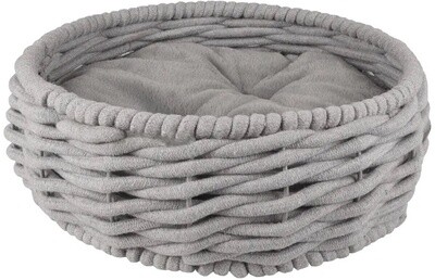 Mand Zinzi Rond Donkergrijs &amp; Lichtgrijs