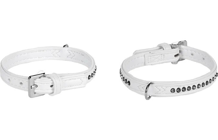 Halsband Monte Carlo zwart 32 cm x 14 mm