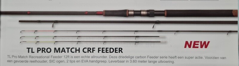 TL PRO Match CRF Feeder 360 + 3tip