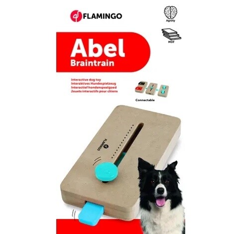 Speelgoed Abel Brain Train Natuurlijk Blauw