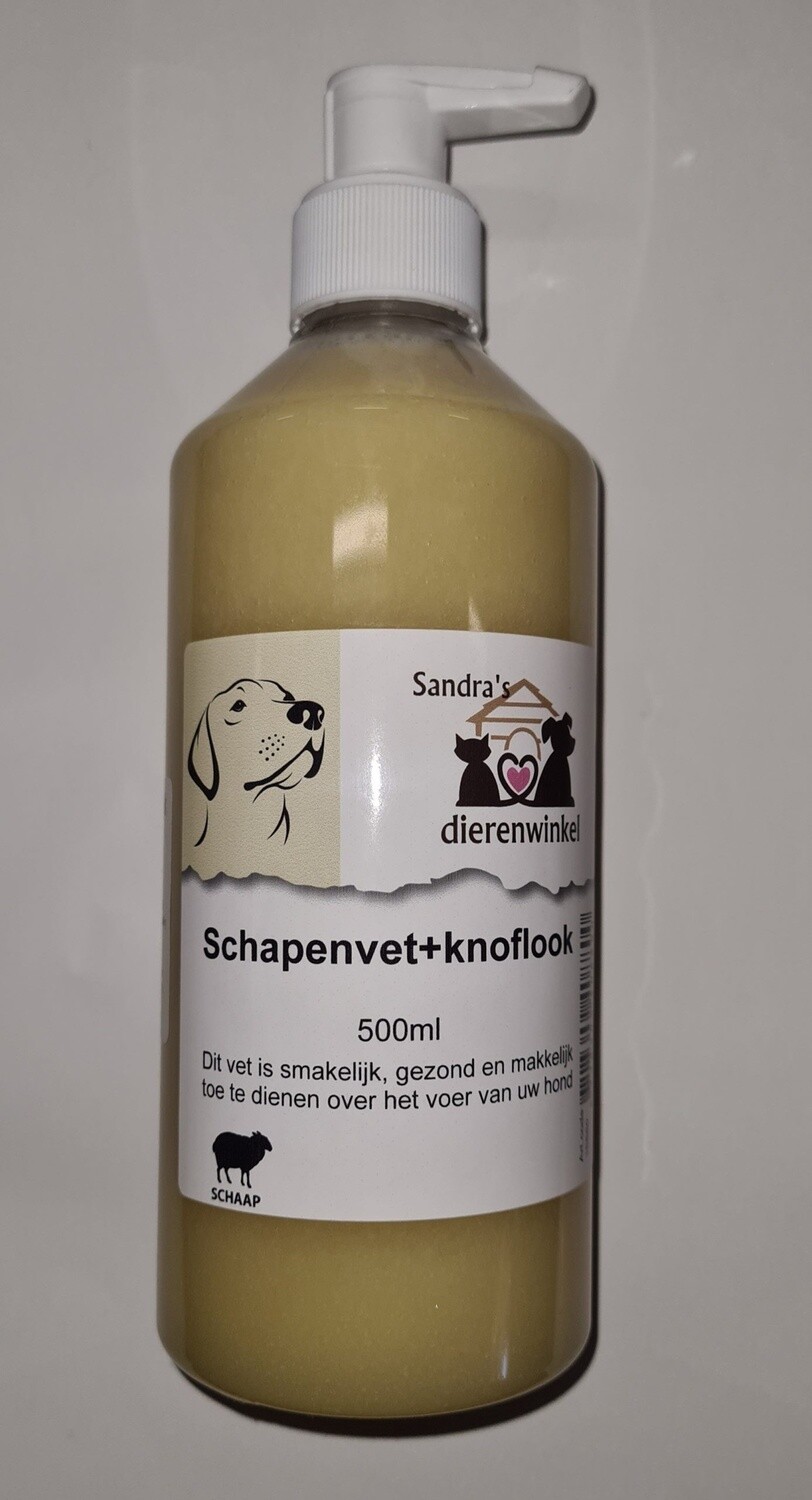 Schapenvet+knoflook 500ml