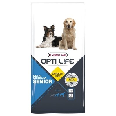 Opti Life Senior Medium-Maxi 12.5 kg