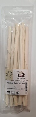 Rawhide Twist sticks 10 inch